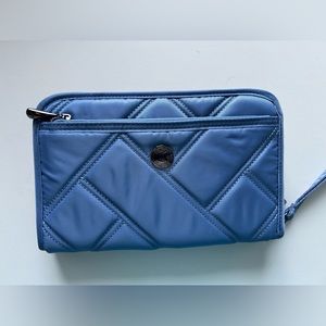 Lug Quilted Blue Zeppelin Wallet